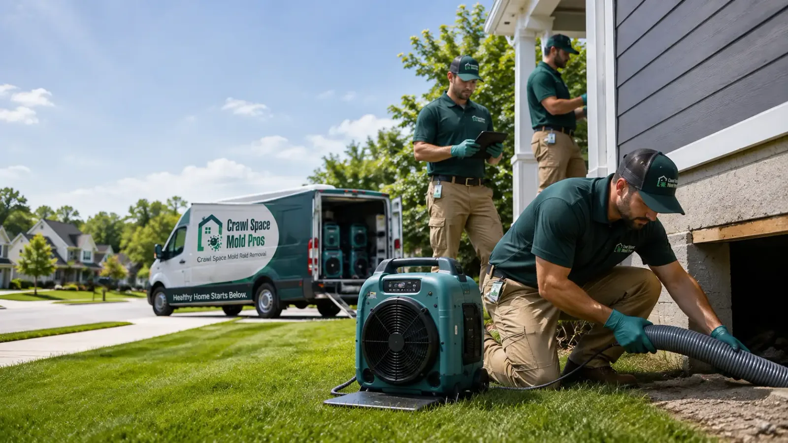 Crawl Space Mold Removal in Cement City, MI